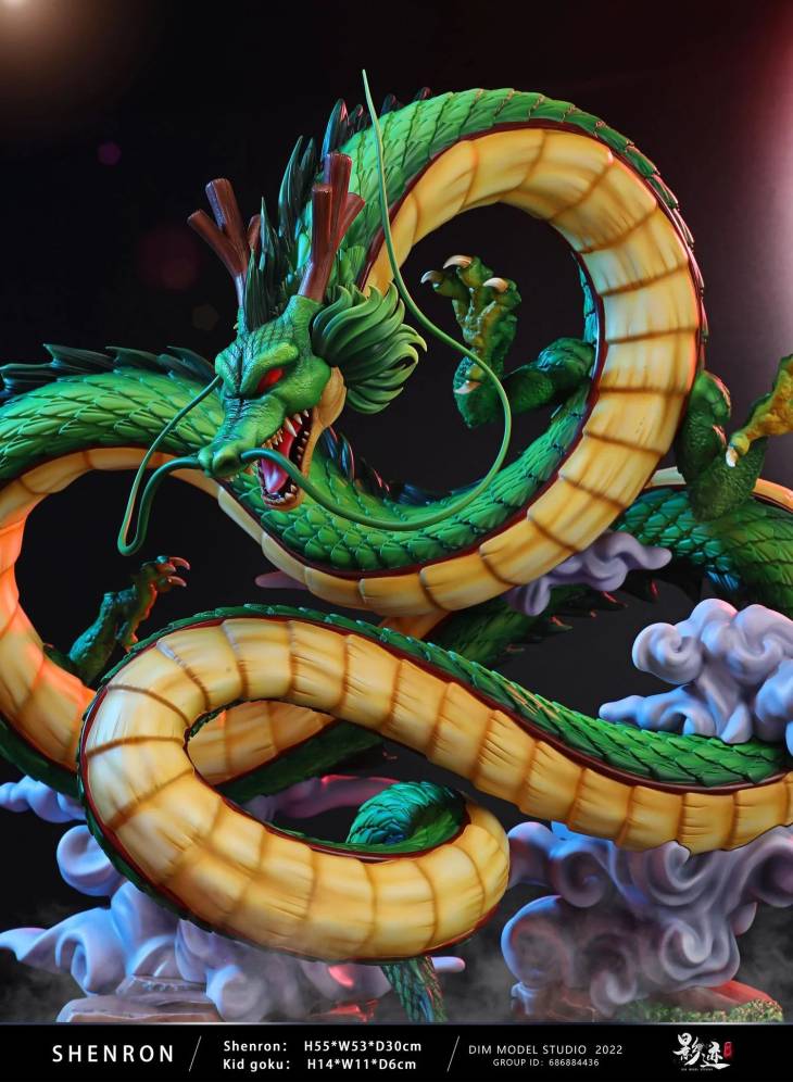 DIM - Shenron and Kid Goku StatueCorp
