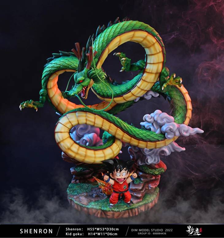 DIM - Shenron and Kid Goku StatueCorp
