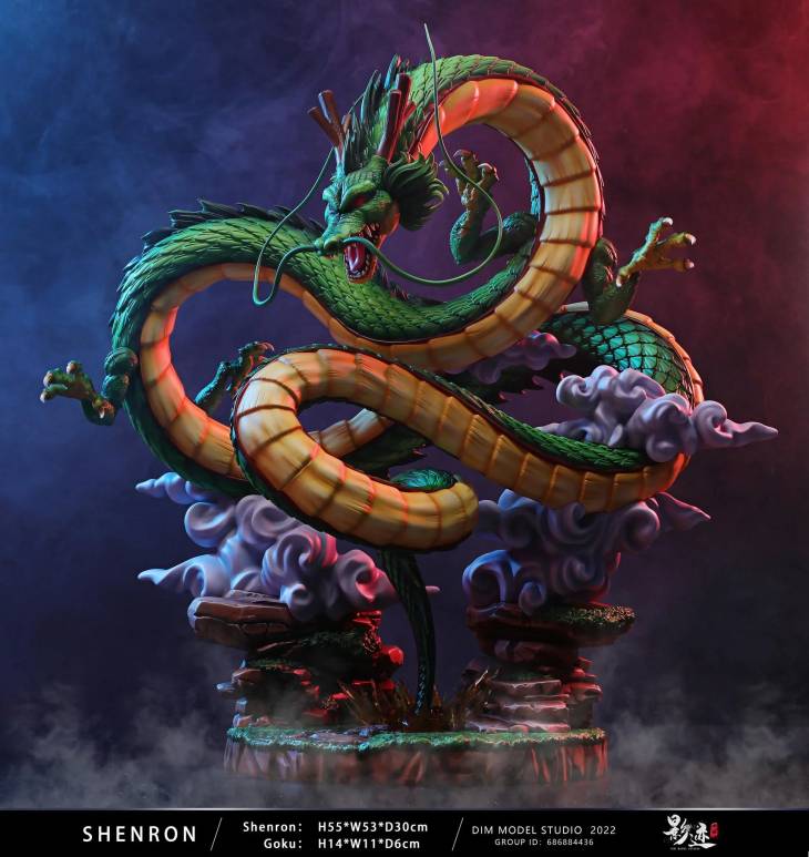 DIM - Shenron and Kid Goku StatueCorp