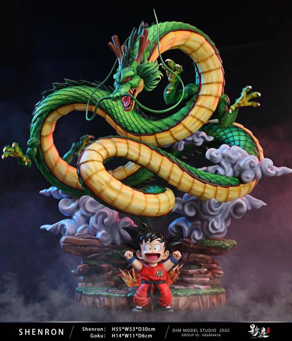 DIM - Shenron and Kid Goku StatueCorp