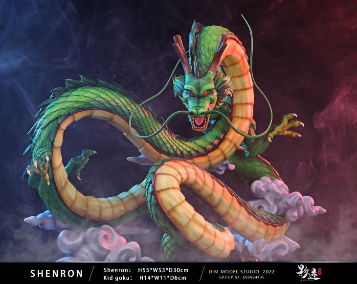 DIM - Shenron and Kid Goku StatueCorp
