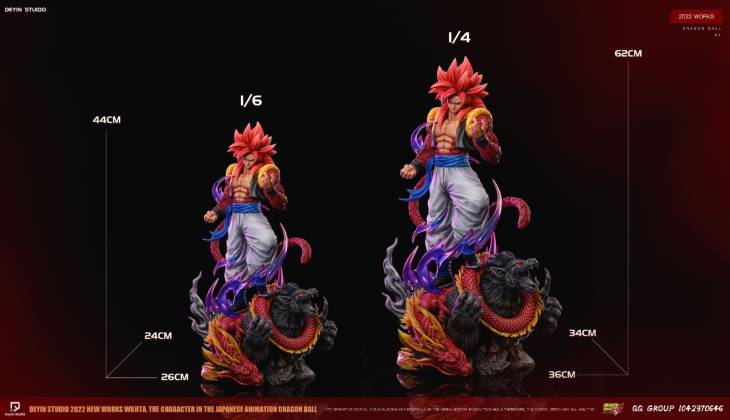 Deyin - SSJ4 Gogeta StatueCorp