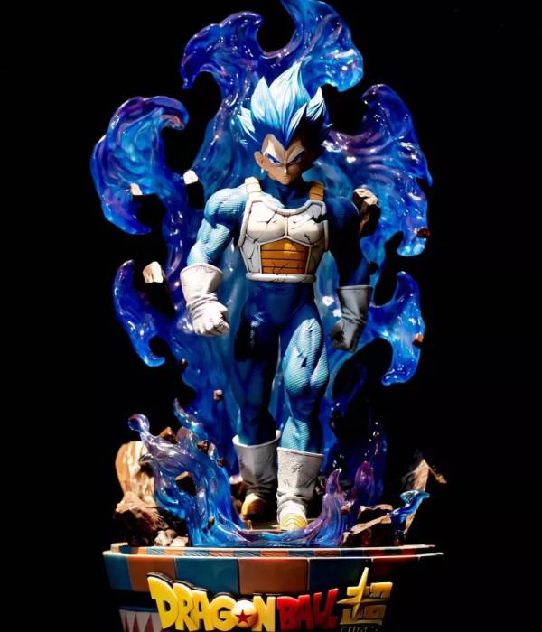 Double S - SSJ Blue Vegeta StatueCorp
