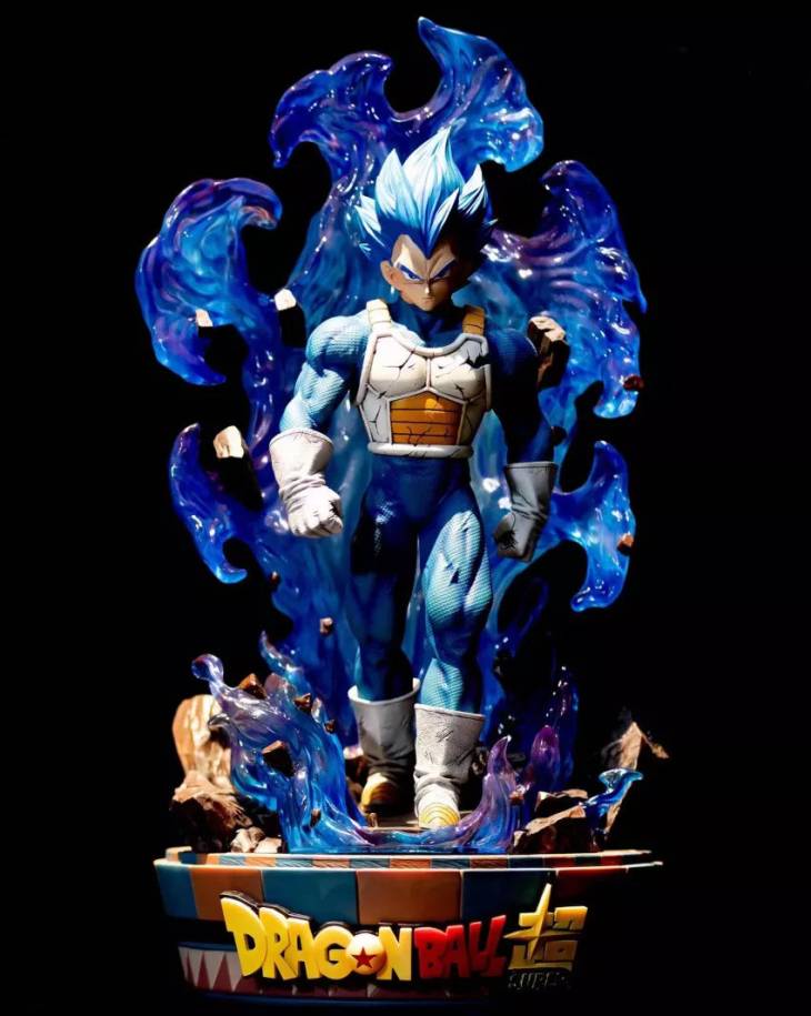 Double S - SSJ Blue Vegeta StatueCorp