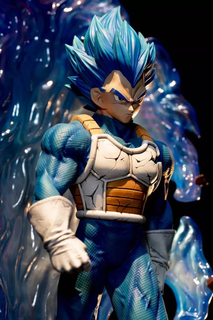 Double S - SSJ Blue Vegeta StatueCorp