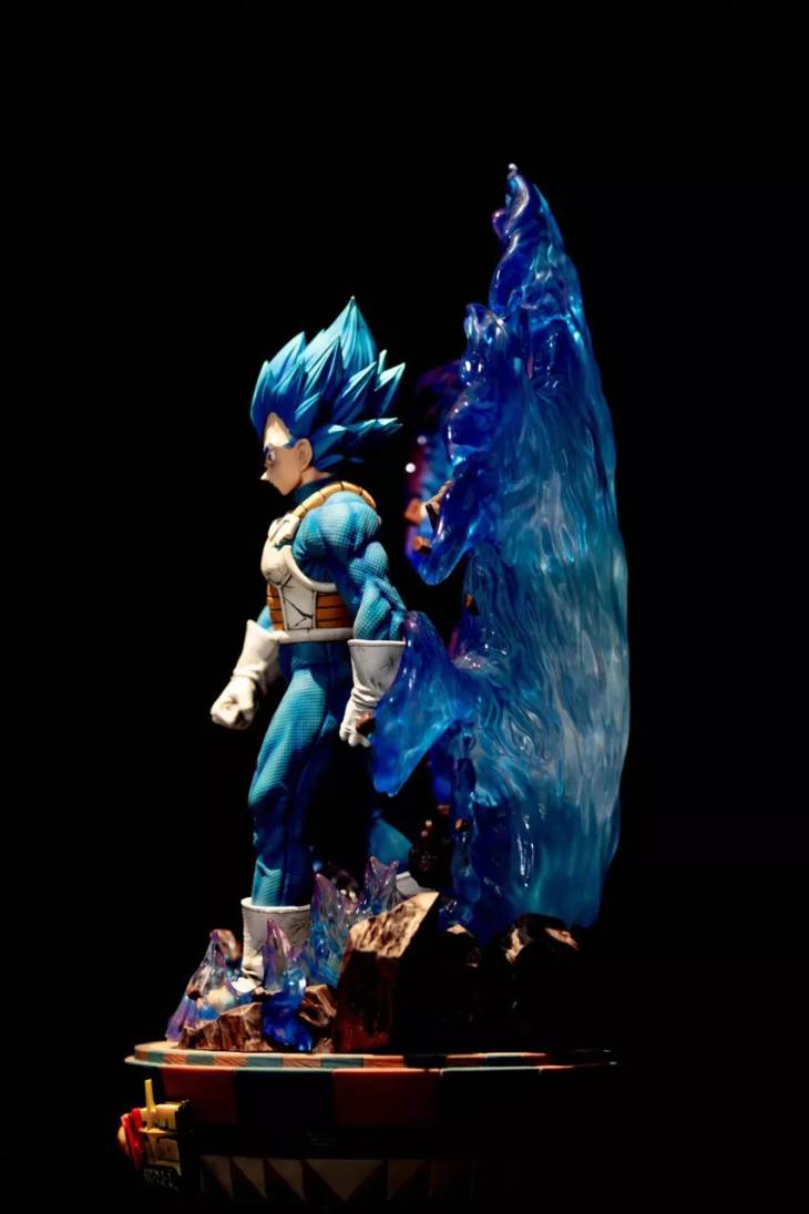Double S - SSJ Blue Vegeta StatueCorp