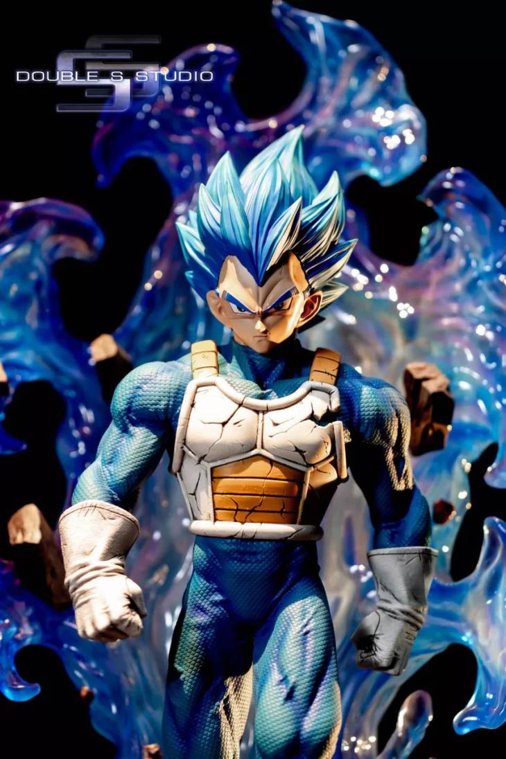 Double S - SSJ Blue Vegeta StatueCorp