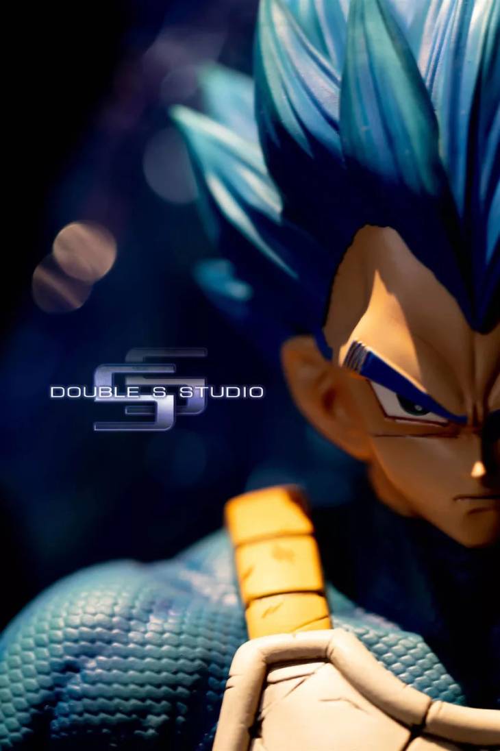 Double S - SSJ Blue Vegeta StatueCorp