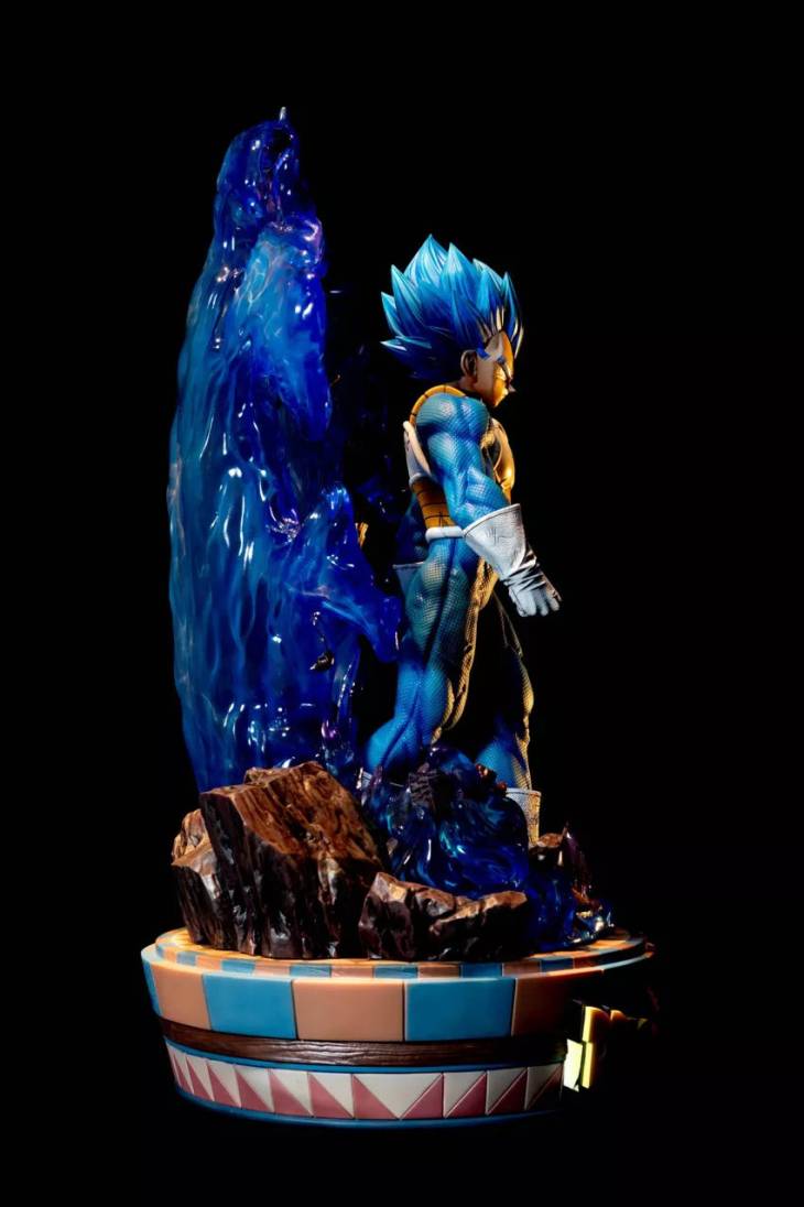 Double S - SSJ Blue Vegeta StatueCorp