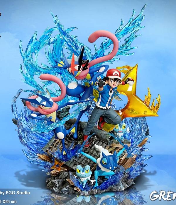 EGG - Ash and Greninja StatueCorp
