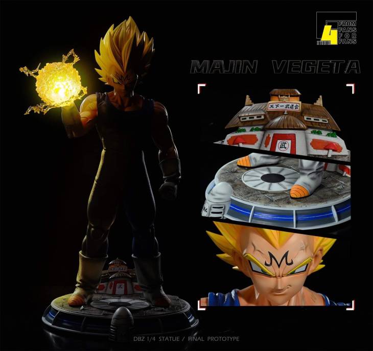 F4 - Majin Vegeta Lifesize StatueCorp