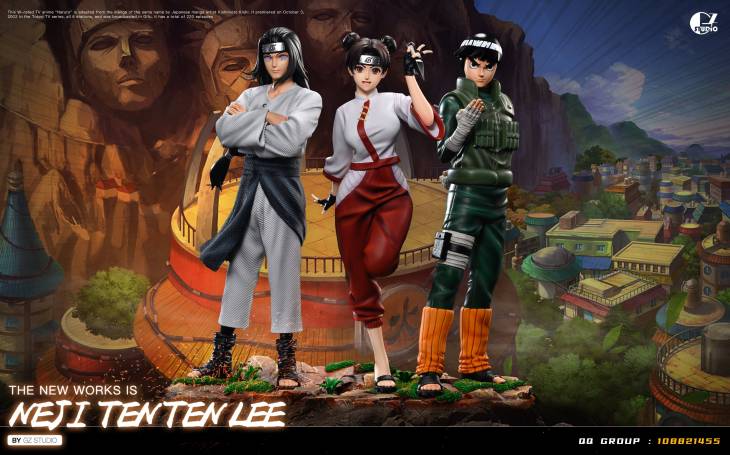 GZ - Rock Lee, Neji and Tenten
