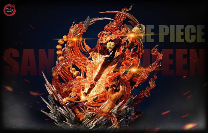 Fantasy - Sanji vs Queen StatueCorp