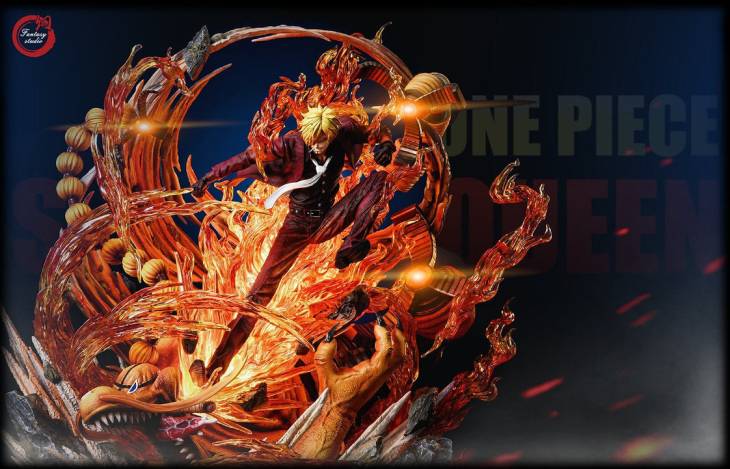 Fantasy - Sanji vs Queen StatueCorp
