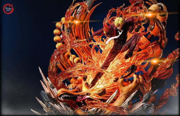 Fantasy - Sanji vs Queen StatueCorp