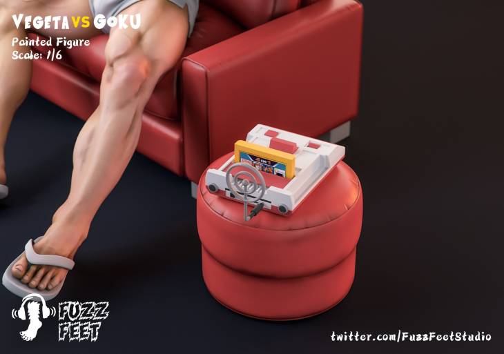Fuzzfeet - Goku and Vegeta StatueCorp