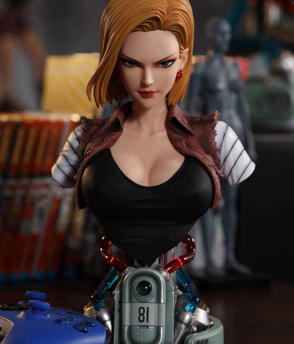 Green Leaf - Android 18 StatueCorp