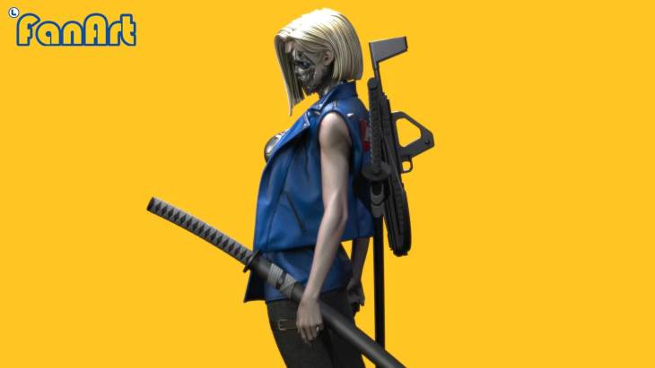 Fan Art - Android 18 - Image 11