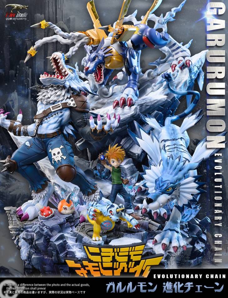 T-Rex - Garurumon Evolution