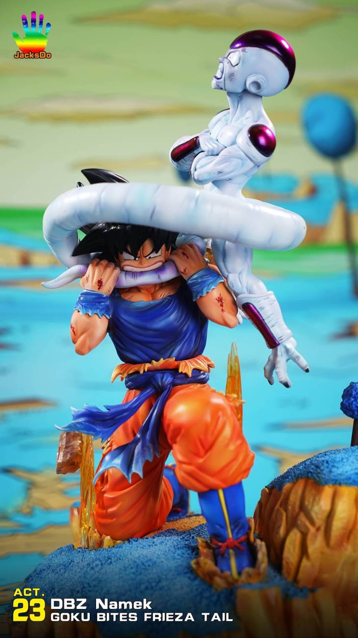 JacksDo - Goku bites Frieza StatueCorp