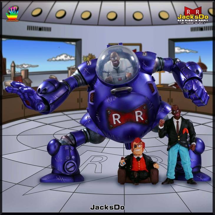 JacksDo - Red Ribbon Army vol. 8 Officer Black StatueCorp