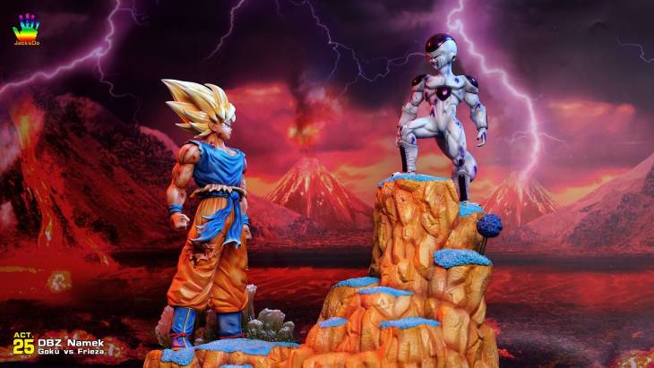 JacksDo - SSJ Goku vs Frieza StatueCorp