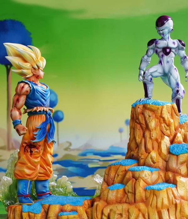 JacksDo - SSJ Goku vs Frieza StatueCorp