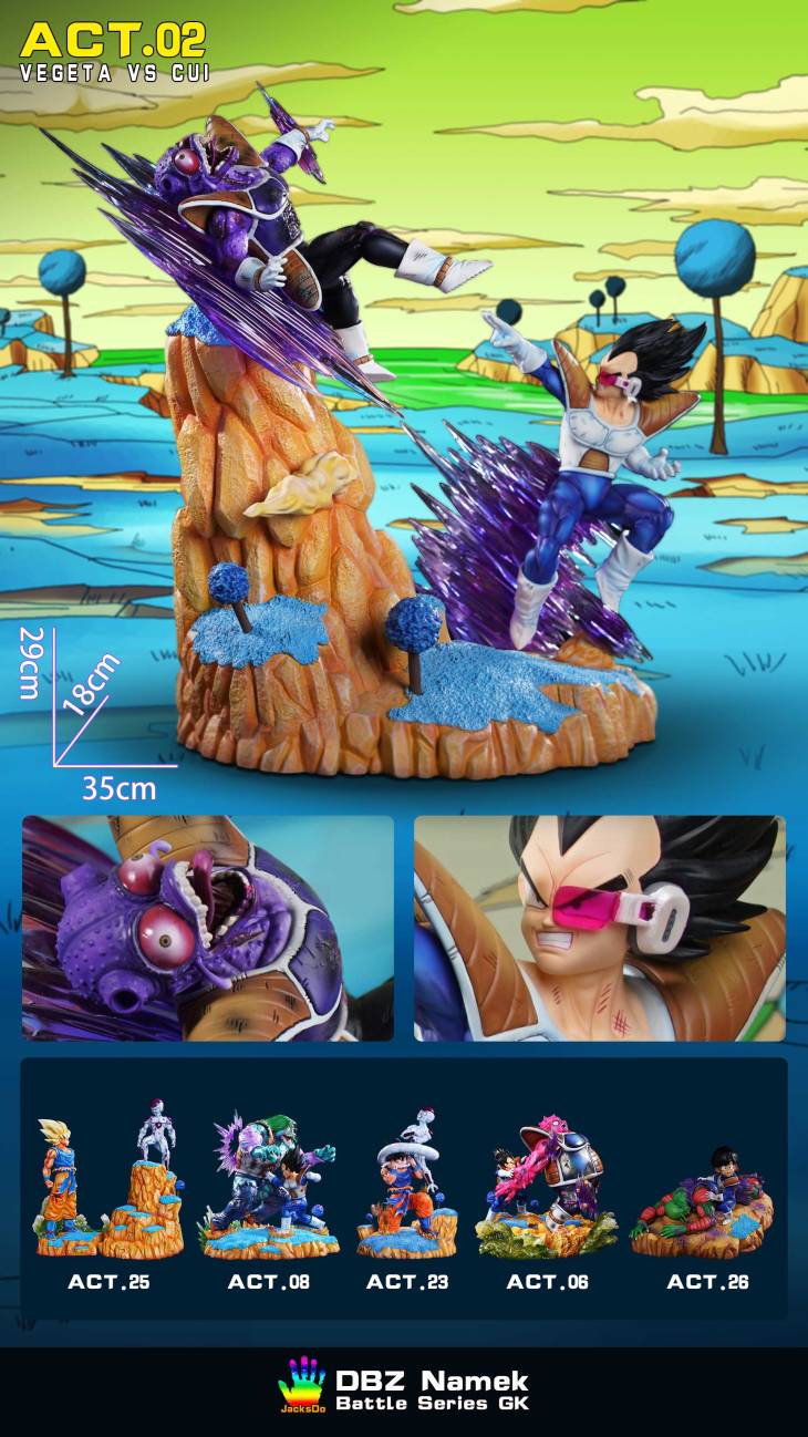 JacksDo - Vegeta vs Cui StatueCorp