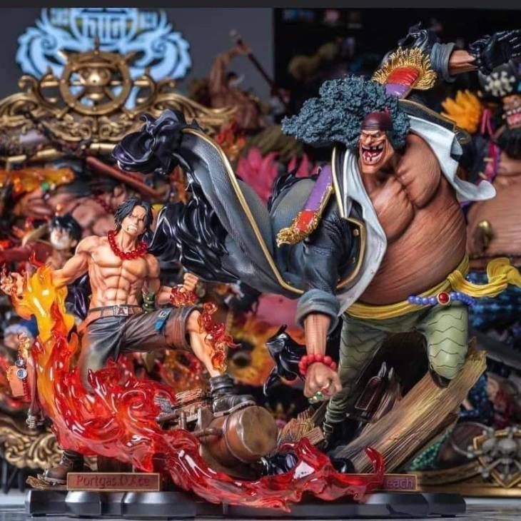 Jimei Palace - Ace vs Blackbeard StatueCorp