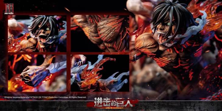 Jimei Palace - Annie vs Eren StatueCorp