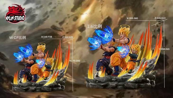 Kylin - SSJ Goku and Gohan StatueCorp