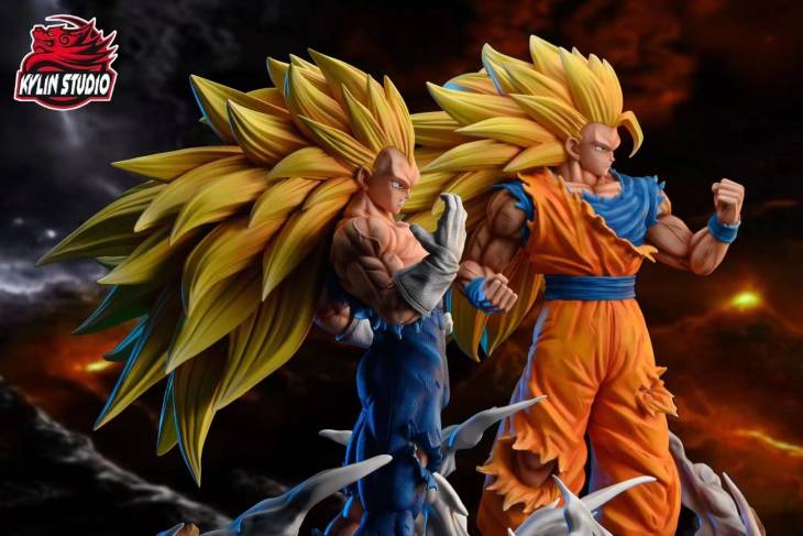 Kylin - SSJ3 Goku and Vegeta StatueCorp