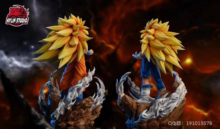 Kylin - SSJ3 Goku and Vegeta StatueCorp