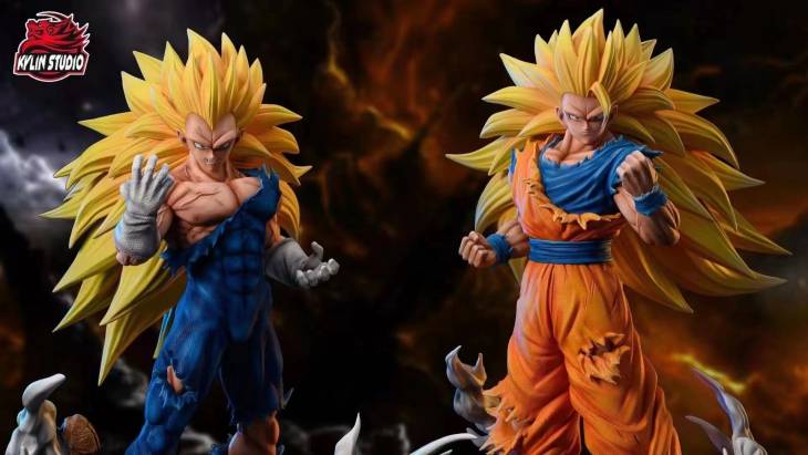 Kylin - SSJ3 Goku and Vegeta StatueCorp