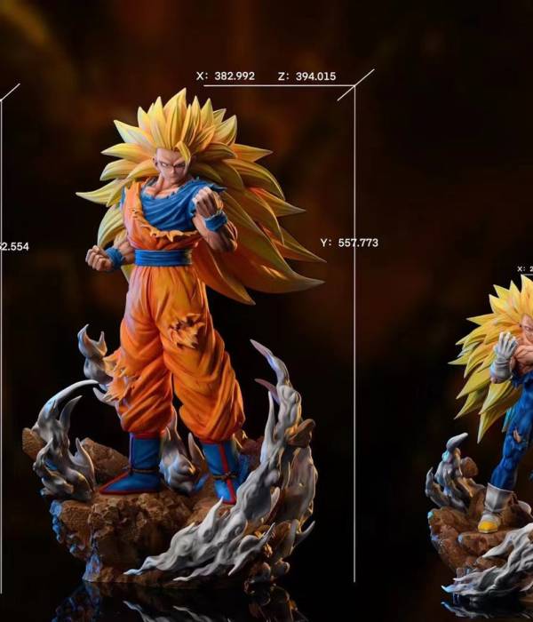 Kylin - SSJ3 Goku and Vegeta StatueCorp
