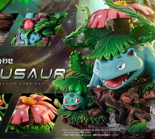 Monster - Venusaur and Bulbasaur StatueCorp