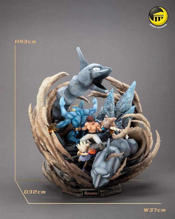Moon Shadow - Bruno, Machamp, Hitmonlee, Hitmonchan and Onix StatueCorp