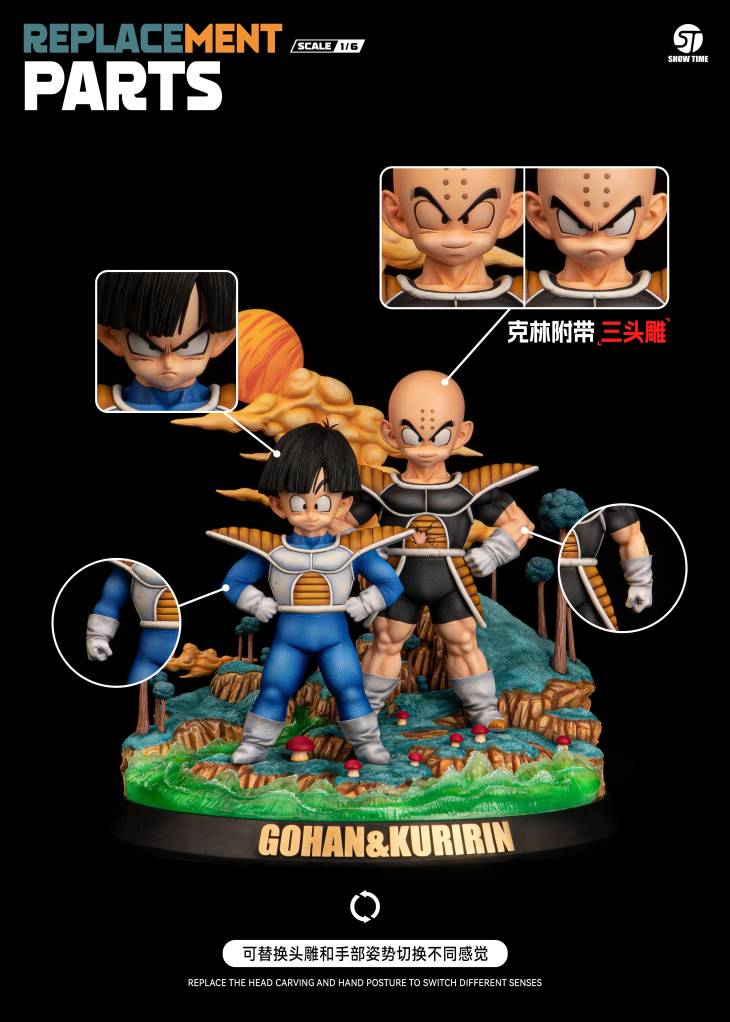 Show Time - Krillin and Gohan StatueCorp