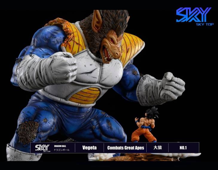 Sky Top - Ozaru Vegeta and Goku StatueCorp