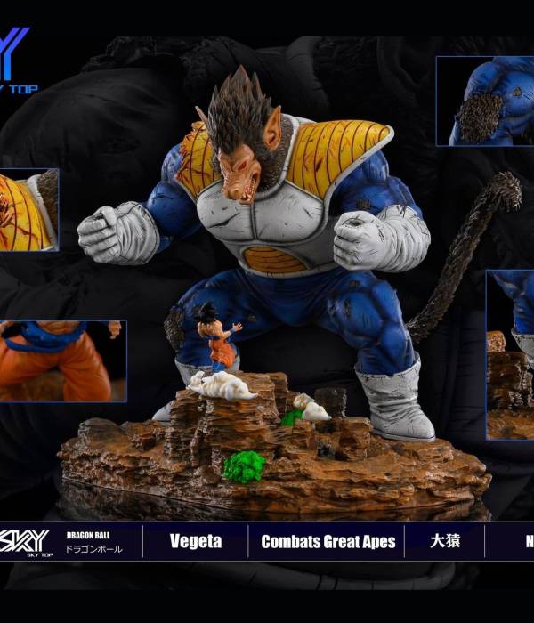 Sky Top - Ozaru Vegeta and Goku StatueCorp