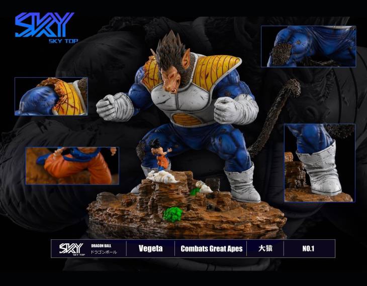 Sky Top - Ozaru Vegeta and Goku StatueCorp