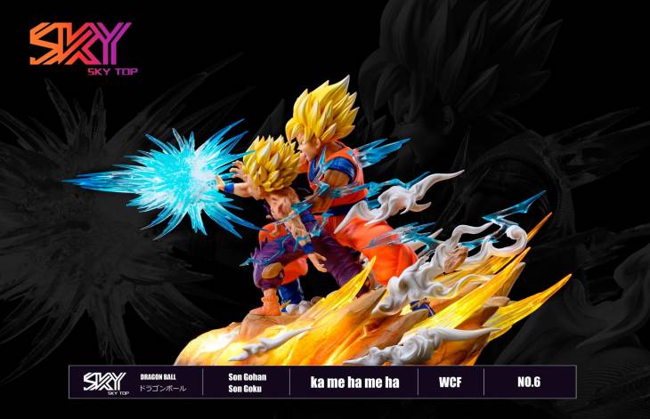 Sky Top - SSJ Goku and Gohan StatueCorp