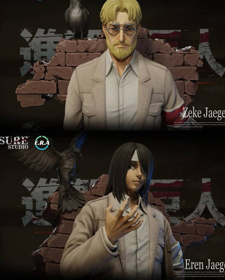 Sure x ERA - Eren and Zeke StatueCorp