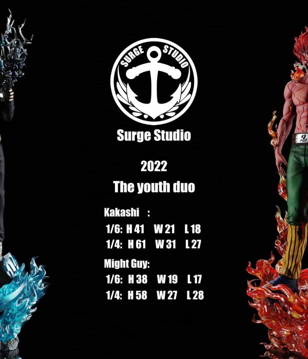 Surge - Kakashi and Might Guy StatueCorp
