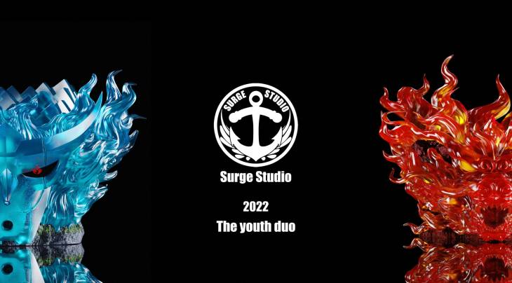 Surge - Kakashi and Might Guy StatueCorp