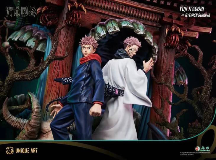 Unique Art - Yuji x Sukuna StatueCorp