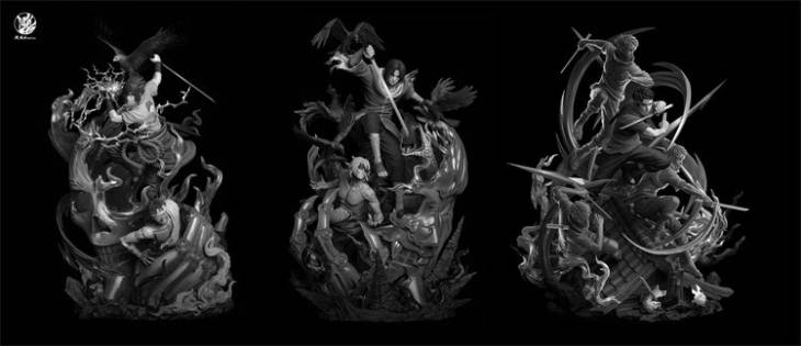 Ventus - Itachi and Sasuke StatueCorp