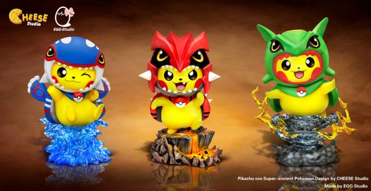 EGG - Pikachu cos Kyogre, Groudon and Rayquaza - Image 4