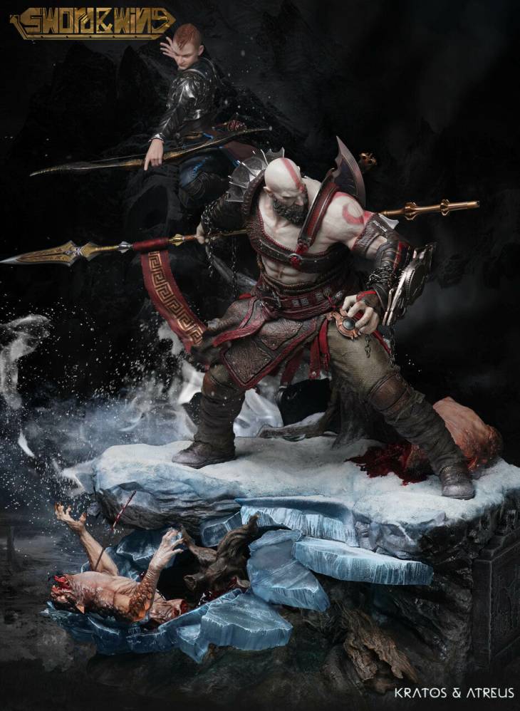 Sword and Wing - Kratos and Atreus