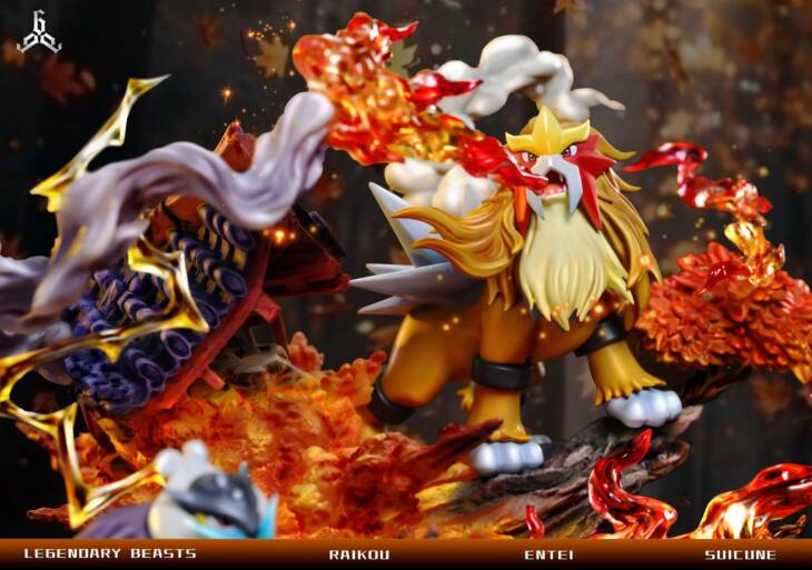 666 - Legendary Beasts Entei, Suicune and Raikou - Image 4